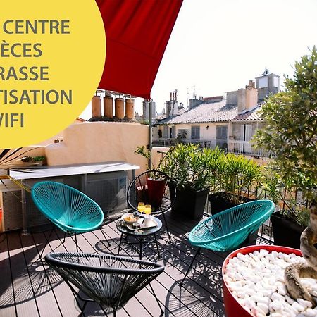 Duplex Avec Terrasse - Hyper-Centre De Toulon Apartment Exterior foto